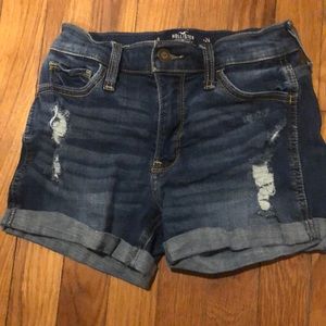 Dark Blue Jean Shorta